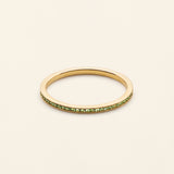 ALLIANCERING - 18K guld med Tsavoritter