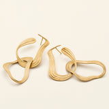 MAYOR ØRERINGE- 18K forgyldt sølv