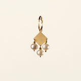 PERSIAN HOOP M. PERLER- forgyldt sølv