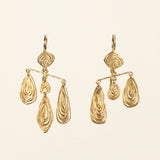 Mulll øreringe small, marlene juhl jørgensen 18K forgyldt sølv