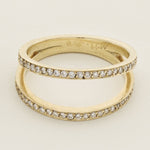 VICTORY RING - 18 karat guld med diamanter