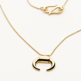 MINI KENYA HALSKÆDE - forgyldt sølv