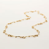 HORSE BIT HALSKÆDE - forgyldt sølv