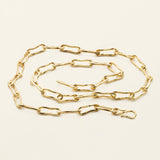 flow medium halskæde forgyldt sølv marlene juhl jørgensen