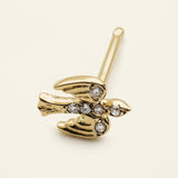 MINI BIRD EARSTICK - 18 karat guld med diamanter