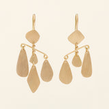 URO ØRERINGE - forgyldt sølv