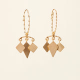 PERSIAN FAIRYTALE ØRERINGE - forgyldt sølv