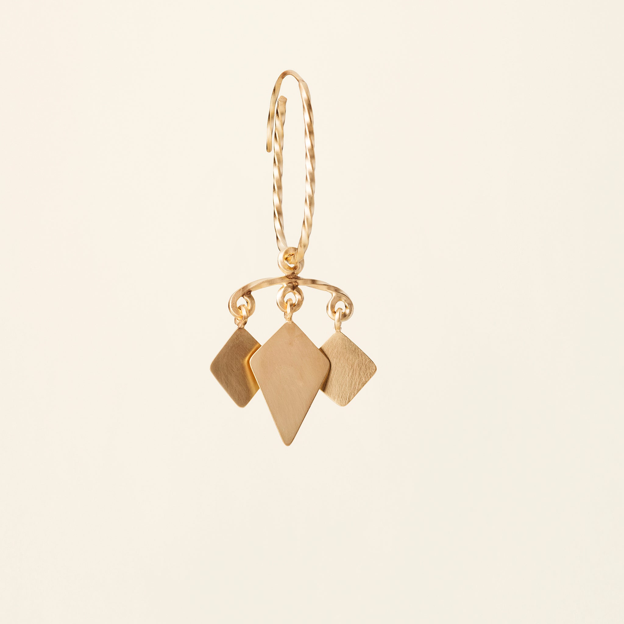 PERSIAN FAIRYTALE ØRERINGE - forgyldt sølv