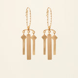 PERSIAN TALE ØRERINGE- 18K forgyldt sølv