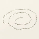 FLOW THIN HALSKÆDE - sølv