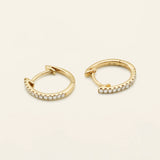 diamant hoops 18k guld marlene juhl jørgensen