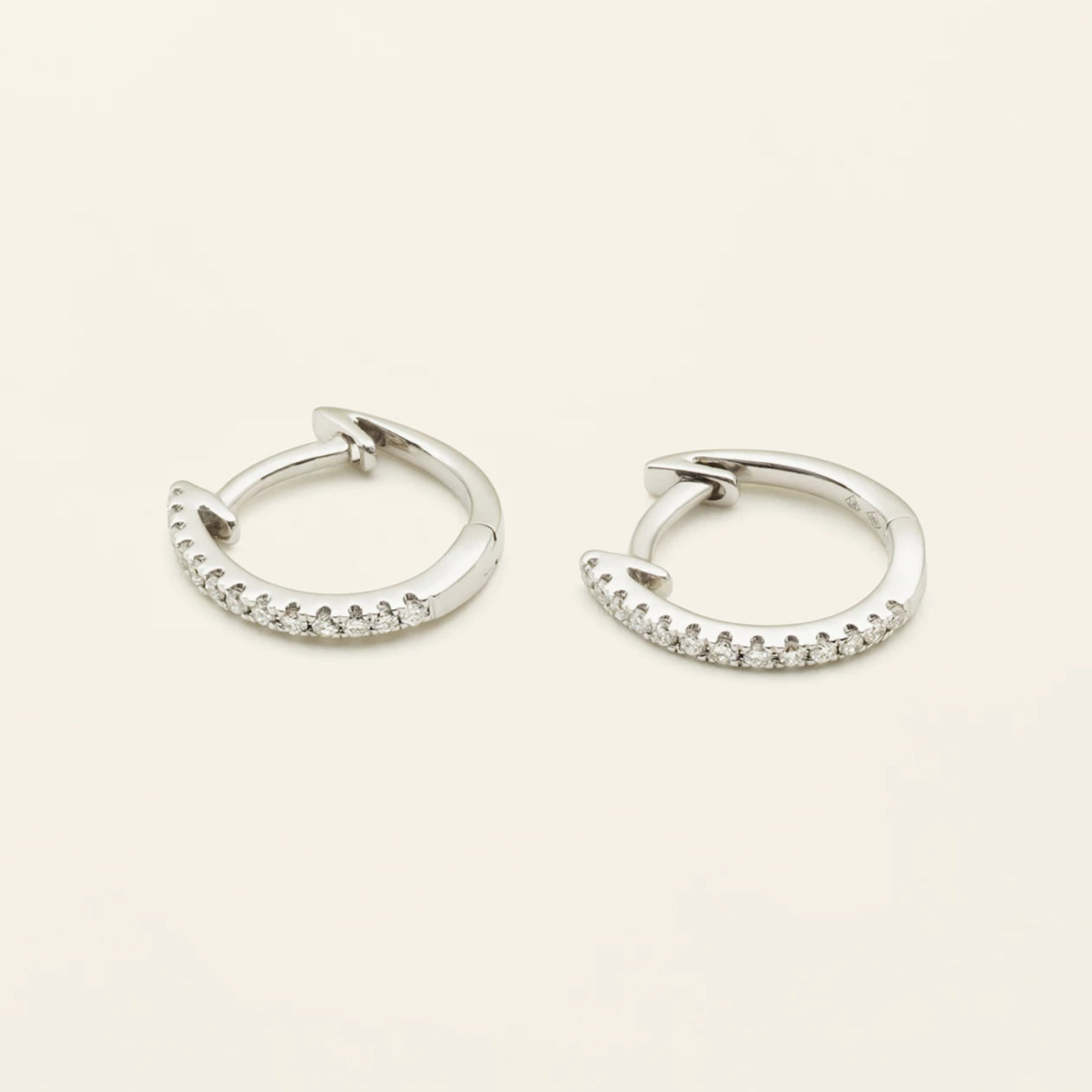 diamant hoops hvidguld marlene juhl jørgensen