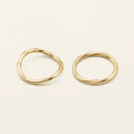 THIN FLOW RING - 18 karat guld