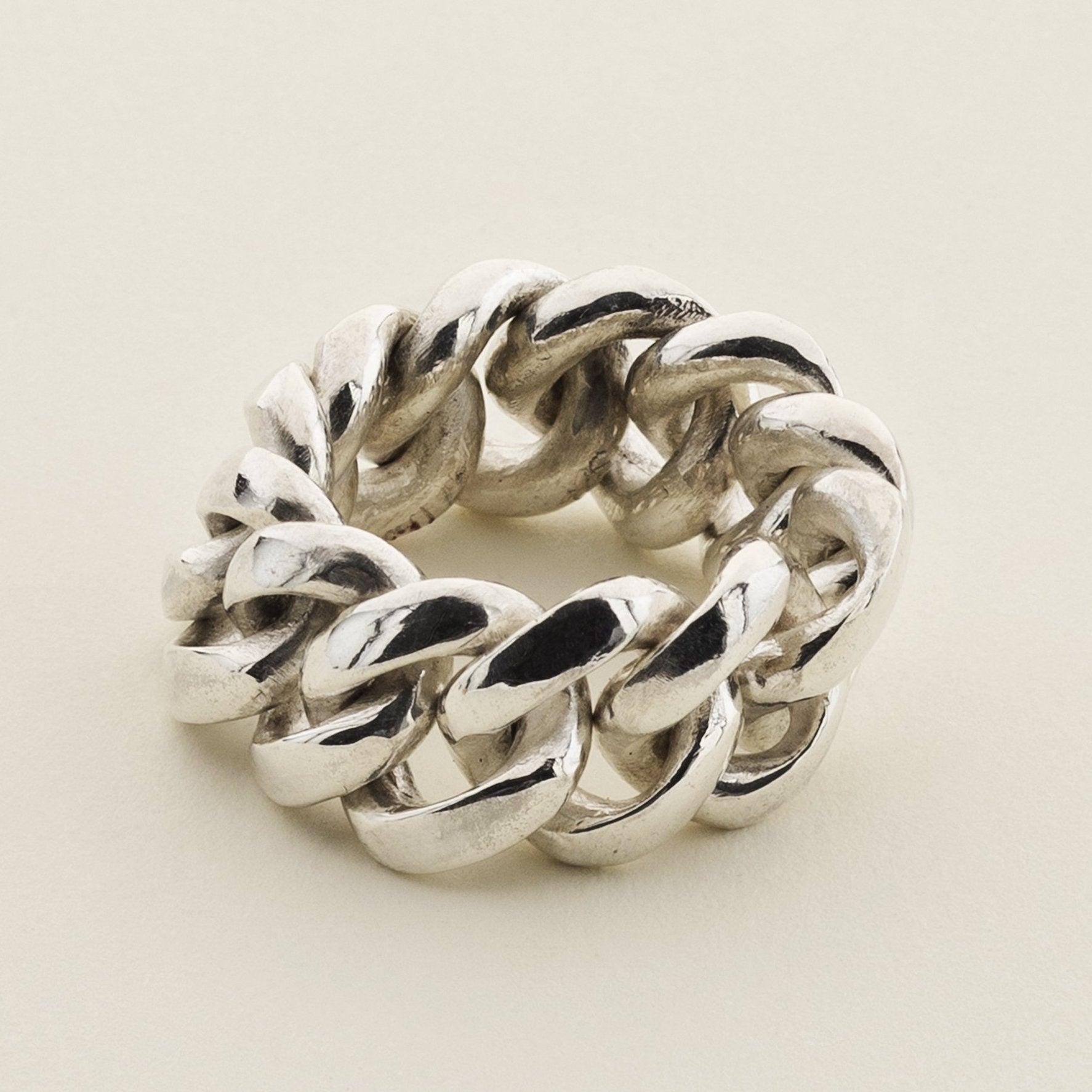 STOR KÆDERING - sølv