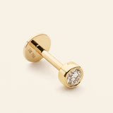 PIERCING STICK- 18k guld med diamant