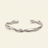 Mulll Bangle - Mat Silver