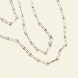 Flow Mary Silver Chain- Mat silver