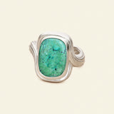 Mulll w. Turquise - Mat Silver