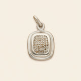 Pendant Silver w. Diamonds