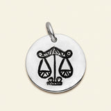 Star Sign Libra - Silver